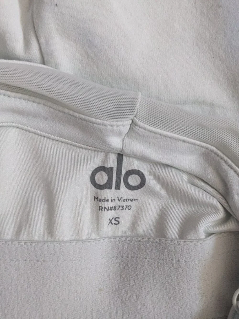 EUC Alo Yoga Ally Fitted Tank Top DOVE GREY SIZE XS